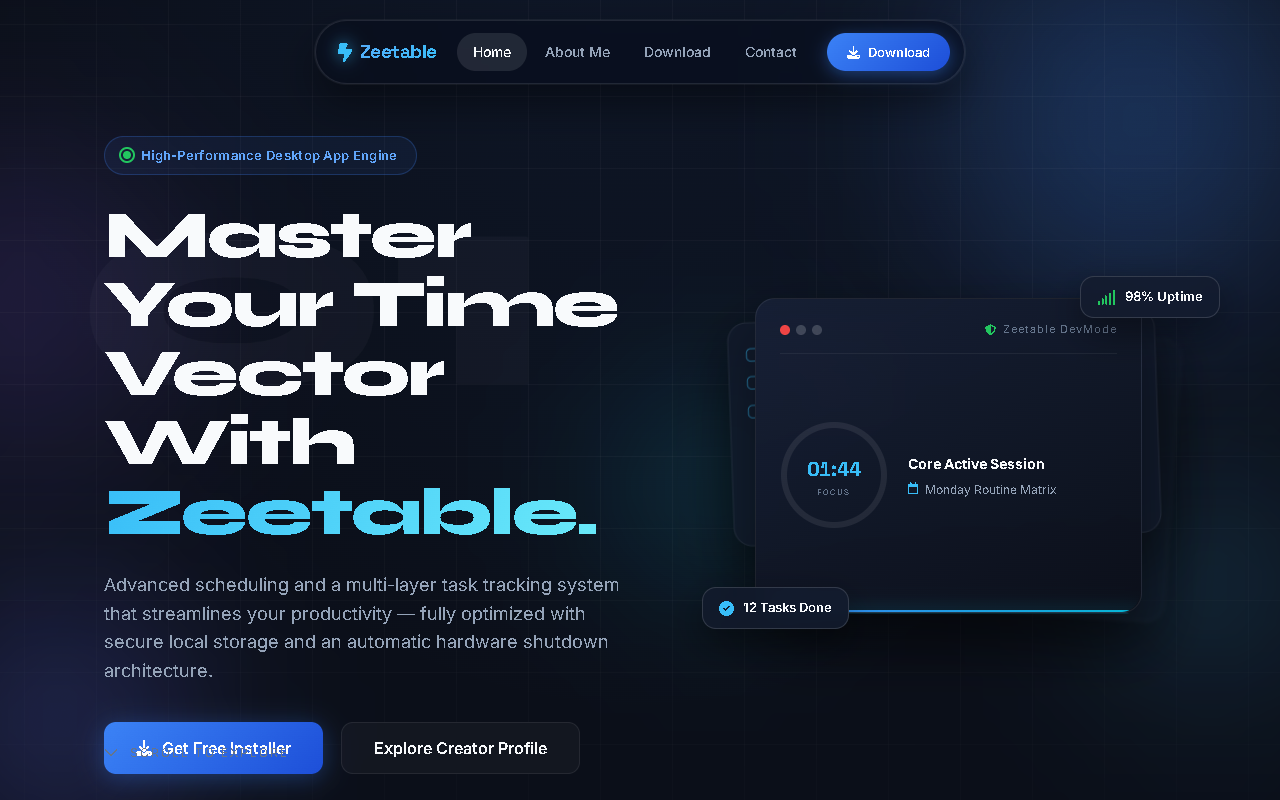Zeetable — next-gen productivity